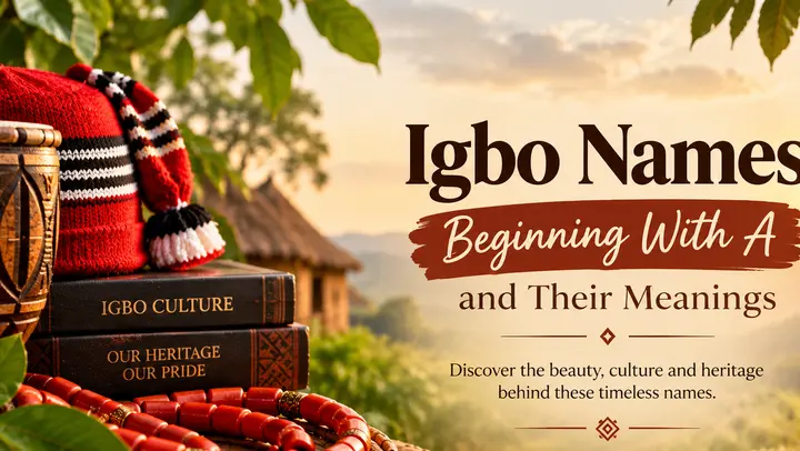 Igbo Names Beginning With A and Their Meanings