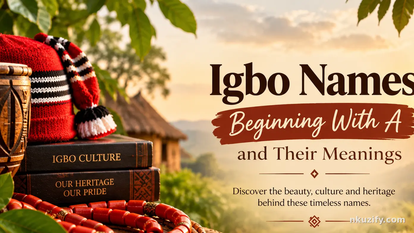 Igbo Names Beginning With A and Their Meanings