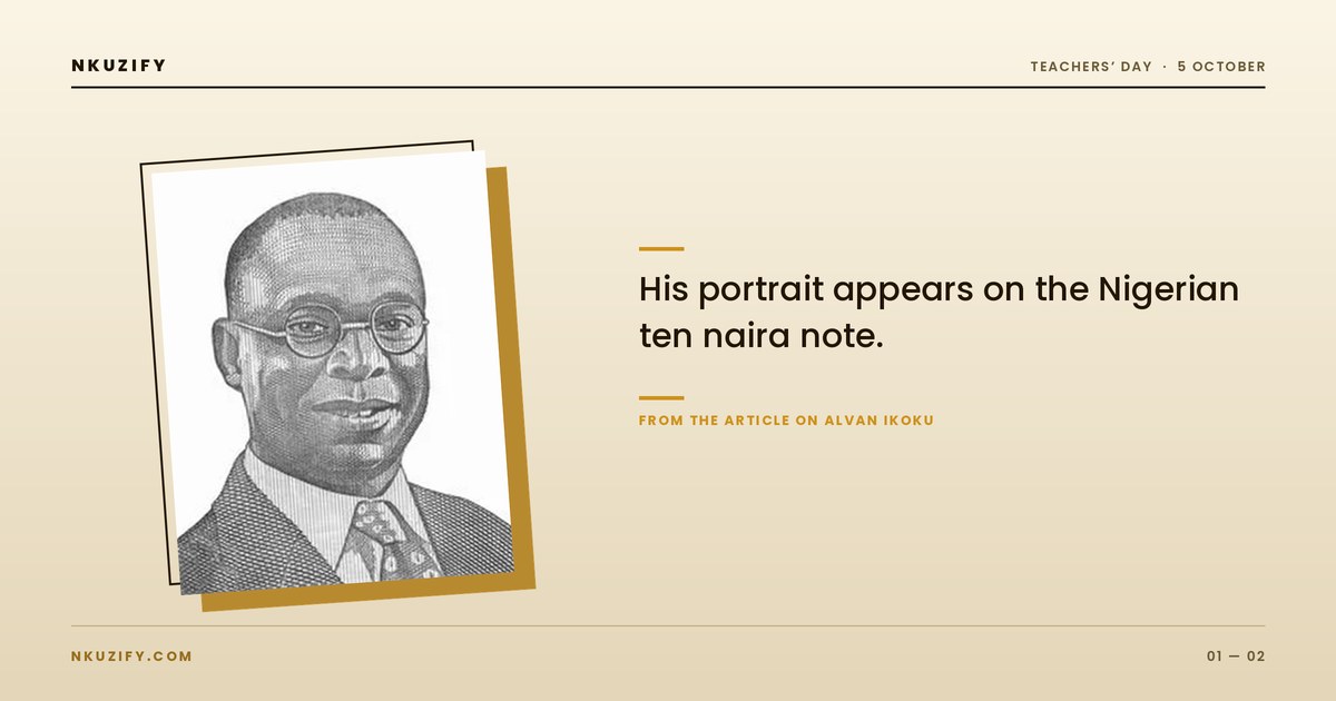 Alvan Ikoku, educator and union leader