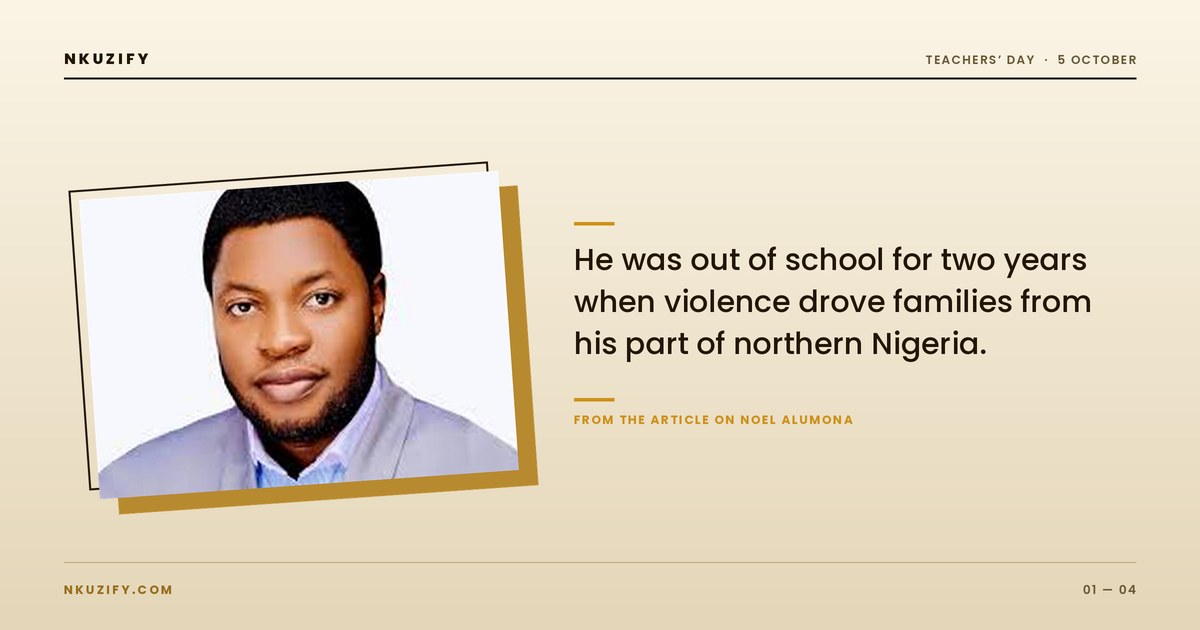 Noel Alumona, founder of Hope for African Children