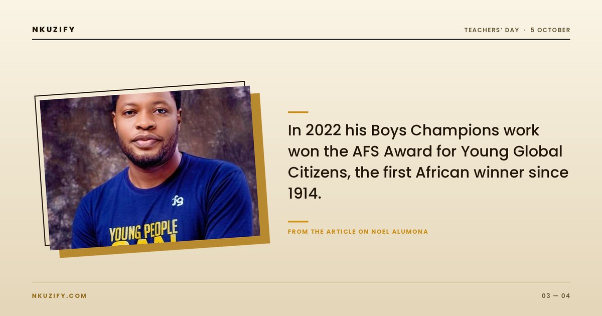 Noel Alumona, founder of Hope for African Children (photo 3)