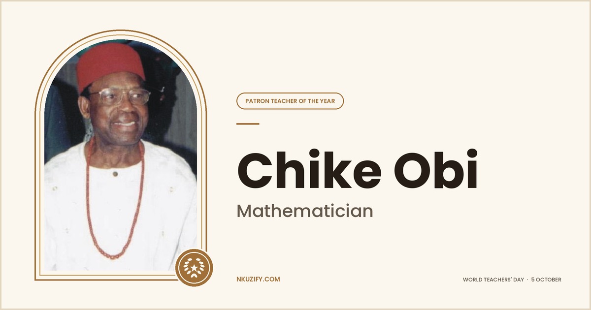 Chike Obi: Mathematician
