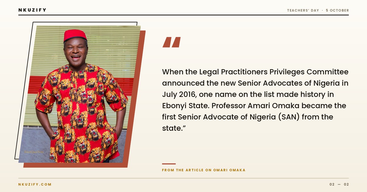 Amari Omaka, SAN, Commissioner for Tertiary Education, Ebonyi State (photo 2)